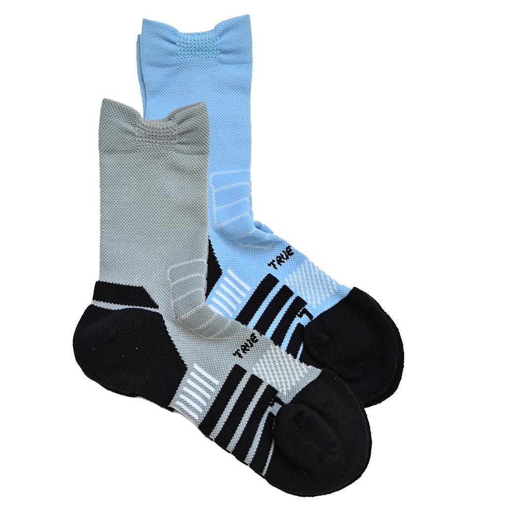 True Step Performance Athletic Socks for Kids (Mid Calf -2 PACKS) - SnowStoppersMittens