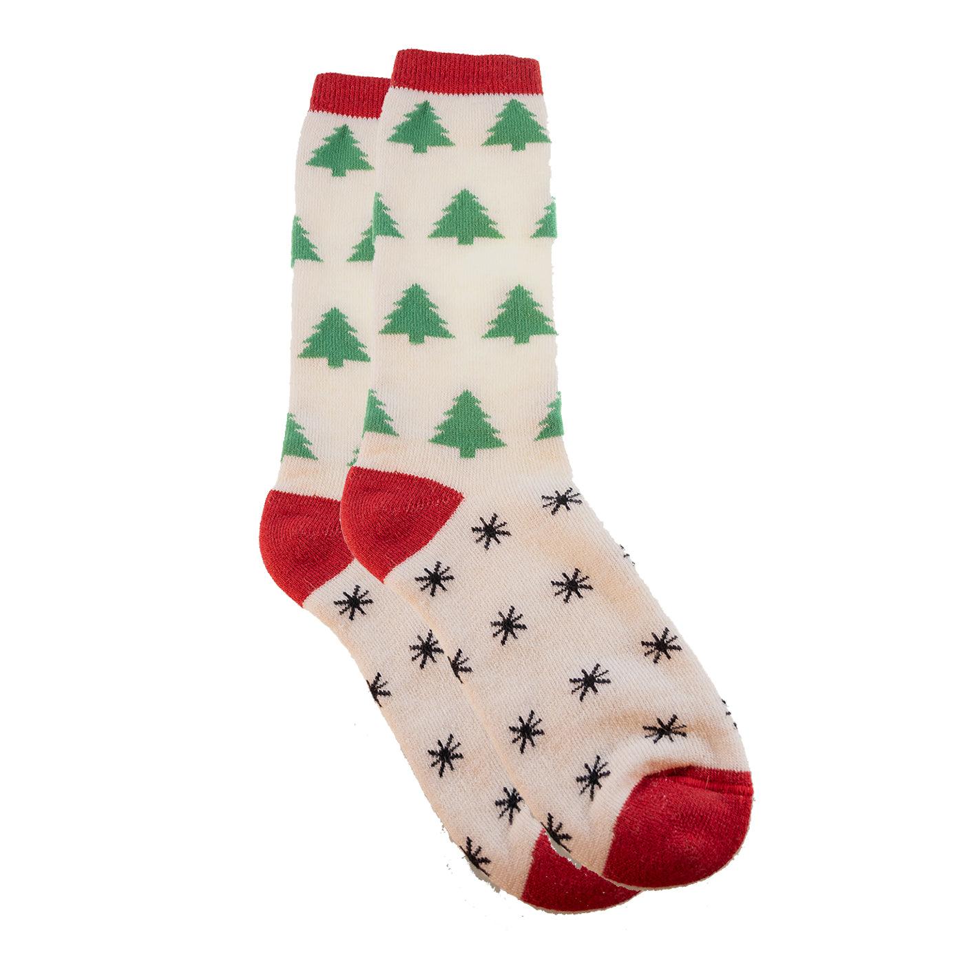 Kids Premium HOLIDAY Alpaca Wool Socks from Peru - SnowStoppersMittens