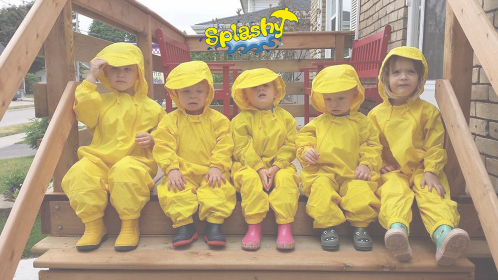 Splashy One Piece Rain Suits - SnowStoppersMittens