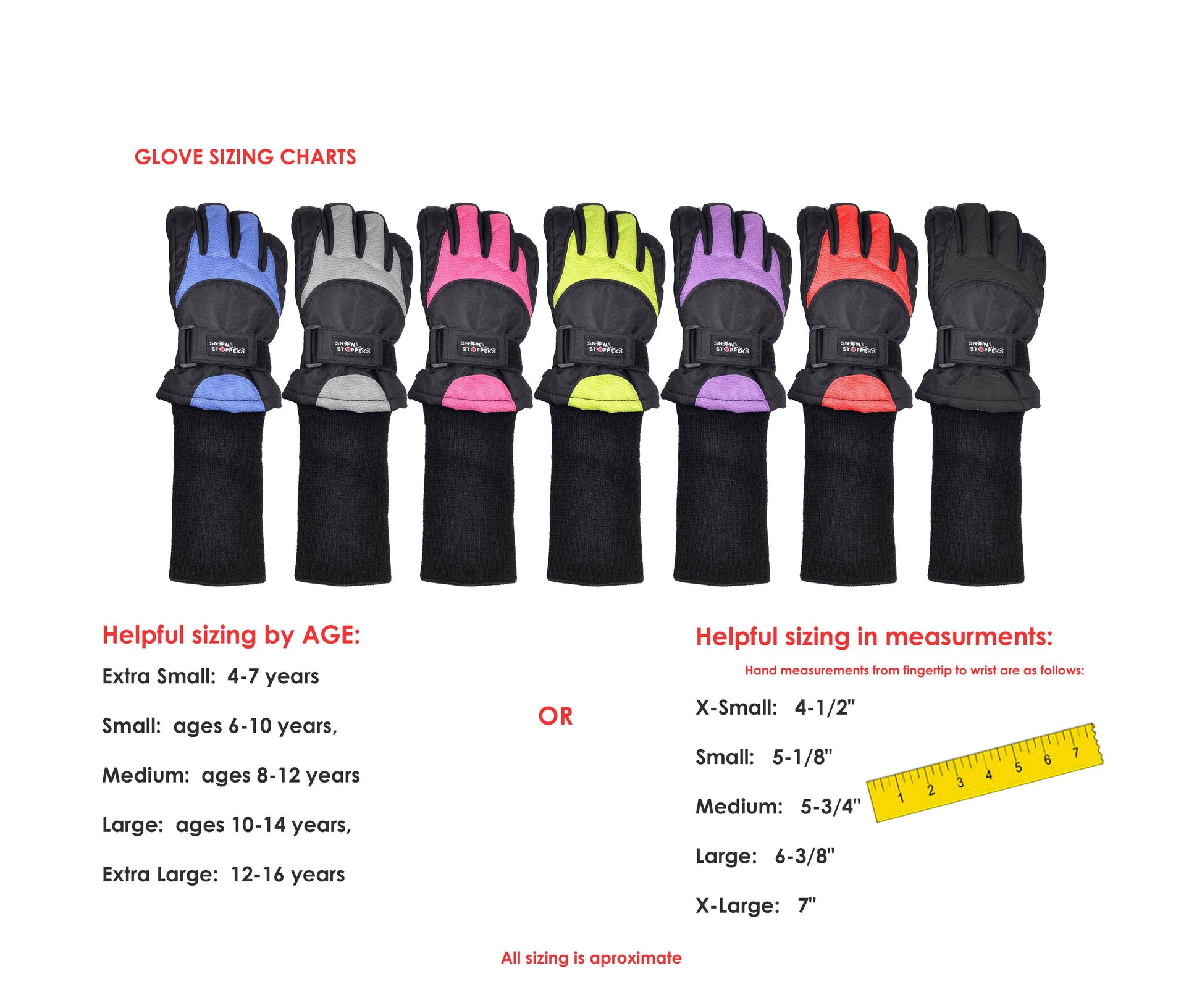 Ski and Snowboard Gloves - SnowStoppersMittens