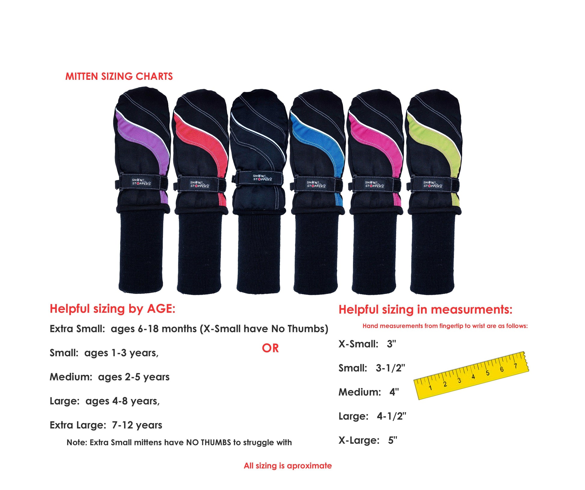 Ski and Snowboard Mittens - SnowStoppersMittens