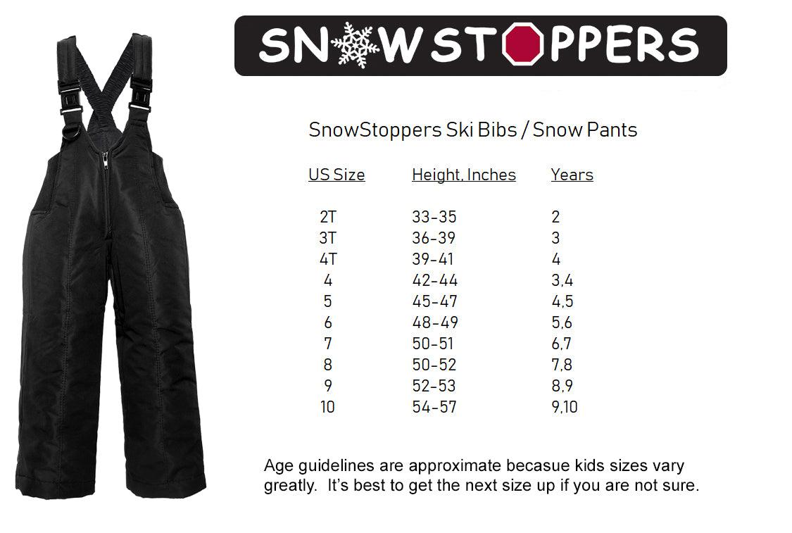 Snow Pants / Ski Bibs - SnowStoppersMittens