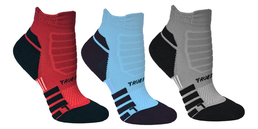 True Step Performance Athletic Socks for Kids  (Low Cut -2 PACKS)