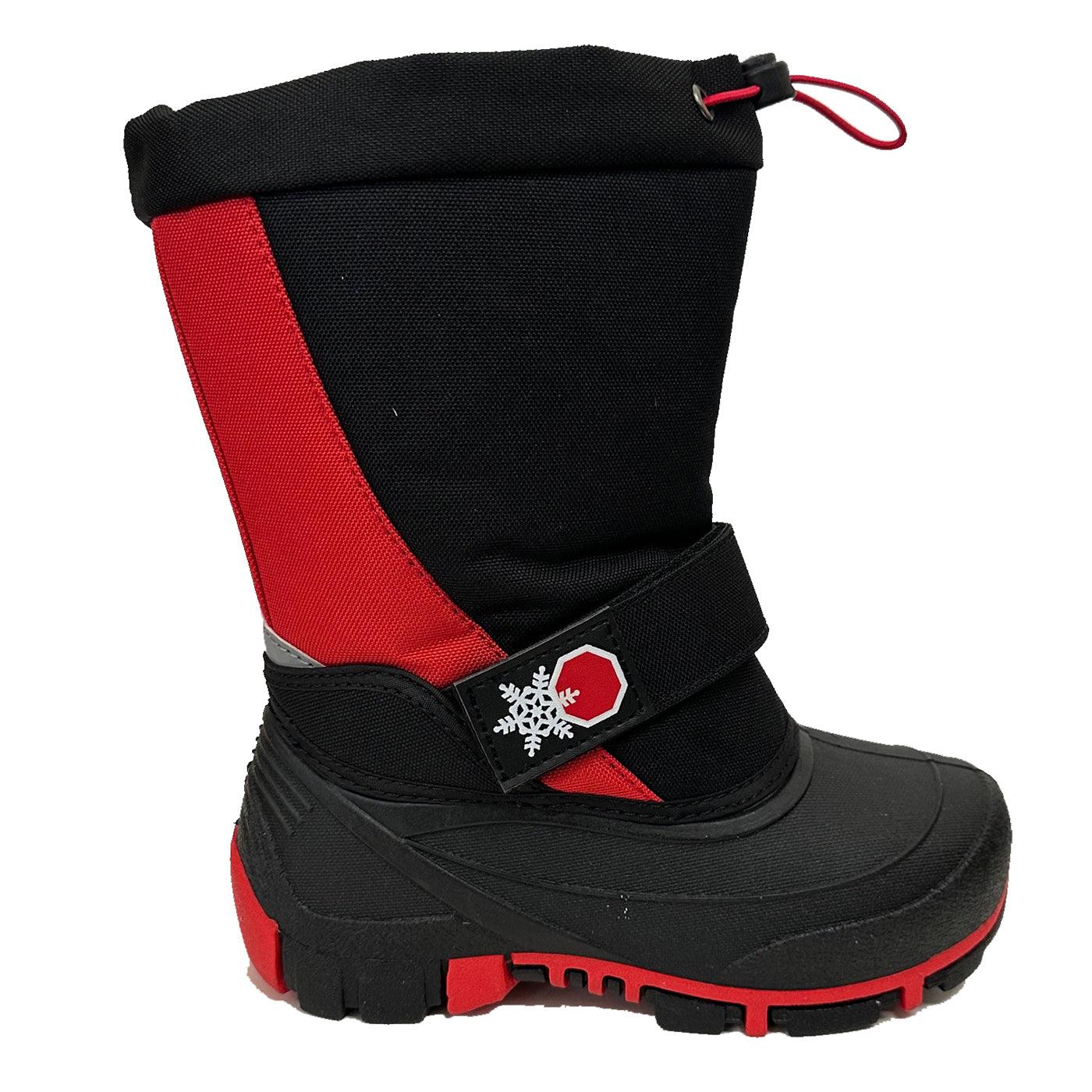 Red shops winter boots