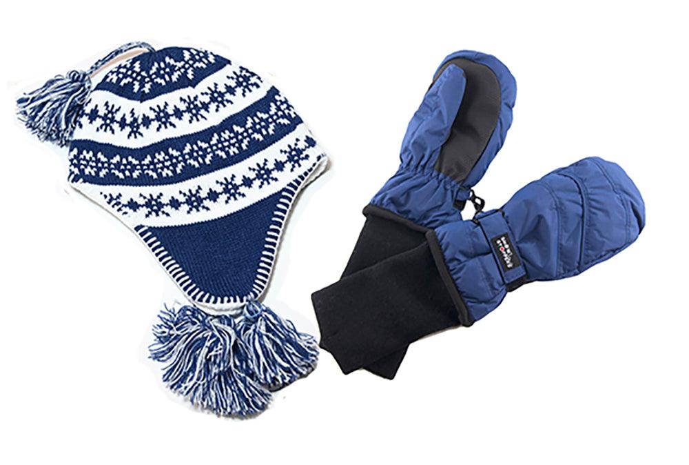 Sherpa Hat and Original Mittens Set